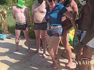 Gang Bang at the Island of Pleasures Second Round It Was Really Hard He Fucked My Ass