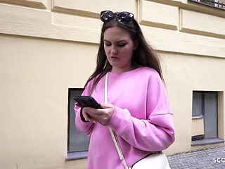 GERMAN SCOUT - Natural Polish Girl IamKate with Big Ass Pick Up for Casting Fuck