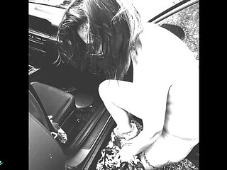 Photoshoot in Woods Creampied and Pissed on