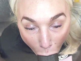 Kim Cums Is a Blonde MILF Slut That Loves Sucking Your Dick!