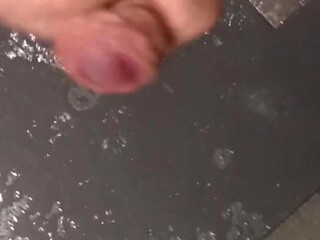 Bulgarian babe gets covered in sperm from big cock