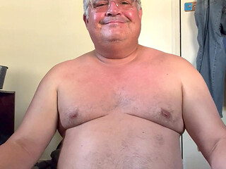 Man Nude in Bedroom in the Morning