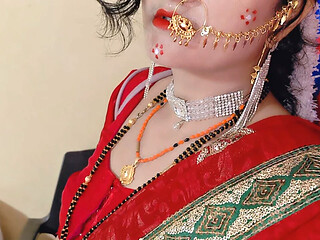Hindi audio of newly married Indian beauty Lalita Singh in a night