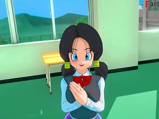 Android 18 Seduces Gohan at University - Dragon Ball Zex Series