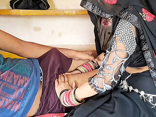 Desi Bhabhi Gets Face Fucked & Creampied By Father-In-Law Before He Leaves