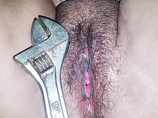 Hot Pakistani Girl fucking himsel in Urdu talk
