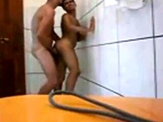 Asian Twink Fucked in the Bathroom by Big Cock