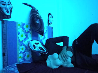 Big Latin cock fucking my doll