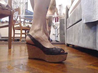 Feet in Wedgies