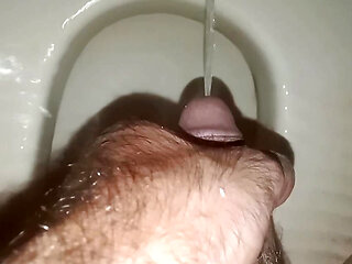 Piss in bath small dick Desi bottom masturbation