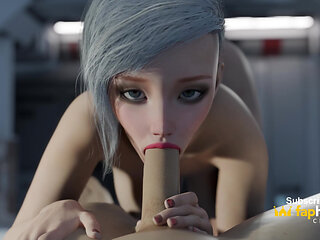 Nexus-3: in My Orbit. Sexy Busty Blonde Has Best Sex in a Space Station