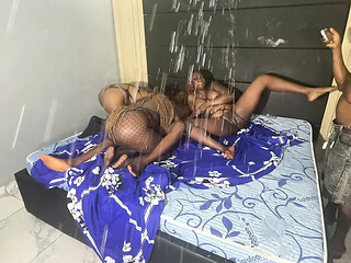Behind the Scenes of Girls with One BBC  Creamyshuga, Sex naija 1, Prettypussy102