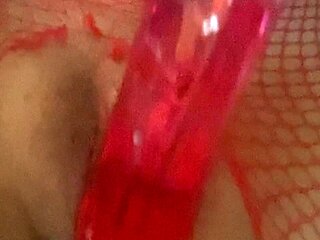 Close up pussy orgasm for toying hottie