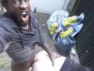 Leonard Brose, the first black Italian pornstar, gets down with a white girl who has a big booty