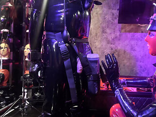 Perv in the Vacuum Tower with Ava Fetishart Fucking Rubber - Part 2