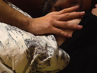 Very Hot Kisses and Boobs Licking for Small Teen with Perfect Nipples - Unlimited Orgasm