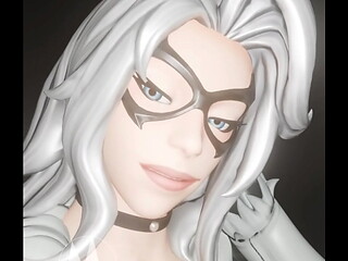 Black Cat takes a Selfie