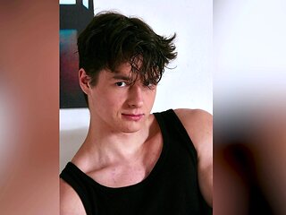 Handsome Czech twunk boy does striptease pics