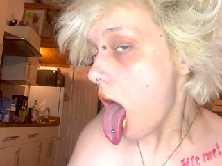 Mouth Fetish Lipstick Fetish No Makeup Goth Girl