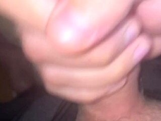 Masturbating and spitting on my cock &mdash;  cumming