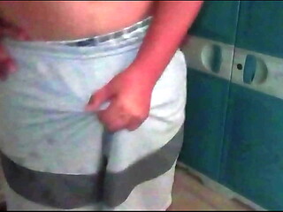 Asian handsome boy Solo handjob Creampie