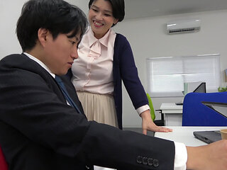 Yanagisawa Akiko - Curvy Office Lady Begs For A Creampie