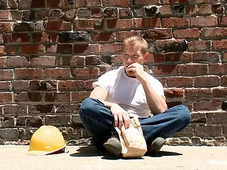 Construction Worker Ass-fucked and Humiliated in the Back of a Van