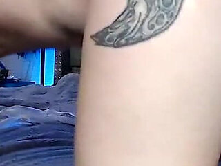 Filling Her Face with Cum