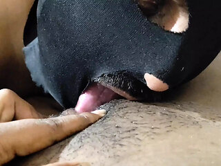 Devar bhabhi in Desi style hard pussy licking