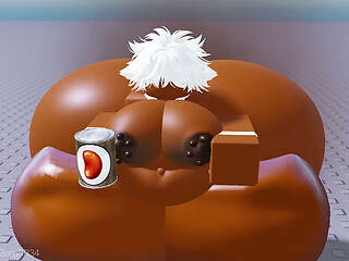 White femboy Eat Beans (Beans Inflation)