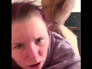 Big fat ass gets a workout