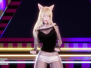 [MMD] Sistar - Touch my body Ahri Sexy Kpop Dance League of Legends Uncensored Hentai 4K 60FPS