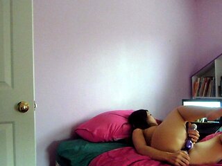 Close up teen masturbation