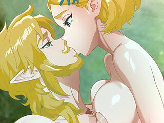 The Legend of Zelda. Link and Zelda Hentai Parody
