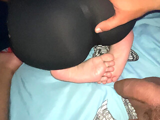 My neighbor let me into her house and I checked her ass