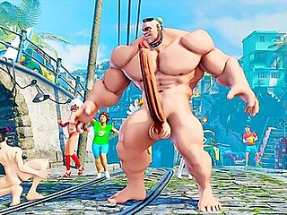 Id Give In To The Street Fighter Monster Cock As Well