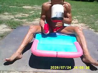 7-24-2026 ALL RIGHT NOW MY DICK IS GETTING BROWN ZEPPLIN TOCHIN MY COCK OUT IN THE BACK YARD.mp4