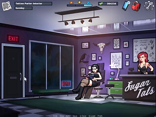 Summertime Saga - Jessy played with her self