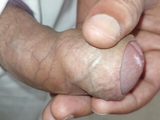 Dad gives me a fantastic handjob