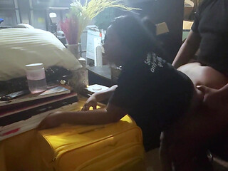 Buss her down in the Garage