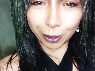 Sensual Black Suit Smoke Tease - Topless Seduction