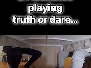 Friends' Truth or Dare Game Turns Into Mutual Footjobs - Part 1