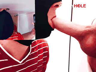 Horny Soccer Twink Sucks His Coach to a Huge Orgasm at the Gloryhole