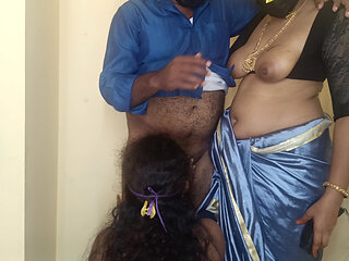 Office staff with sisters shared bed with manager