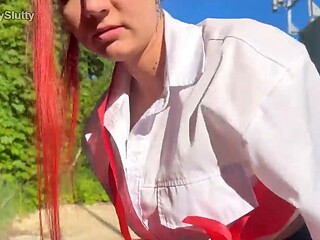 Neighbor Endures Rough Bottle Anal in Hardcore BDSM Creampie