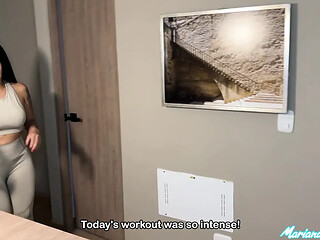 Thief with a massive BBC enters and steals Colombian MILF Mariana