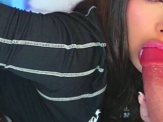 Beautiful Big Ass Suck Dildo