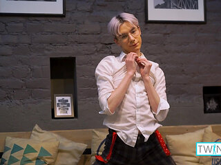 Pale Karol Gajda Gets Horny And Takes His Meat After A Study Session!