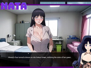 I Spy on Hinata While She Exercises in the Hospital with a Gown and Bathrobe, Everything Is Transparent
