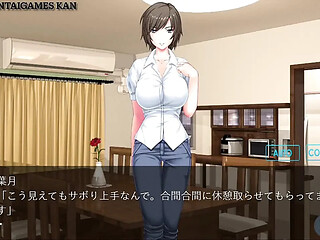 Animated red leaves expose a hot hentai hookup
